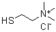 (2-Mercaptoethyl)trimethylammonium chloride molecular structure (CAS 37880-96-9)