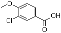 3-Chloro-4-methoxybenzoic acid molecular structure (CAS 37908-96-6)