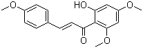 (E)-1-(2-Hydroxy-4,6-dimethoxyphenyl)-3-(4-methoxyphenyl)-2-propen-1-one molecular structure (CAS 37951-13-6)