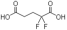 2,2-Difluoropentanedioic acid molecular structure (CAS 380-86-9)