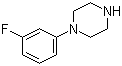 结构式 CAS# 3801-89-6, 1-(3-氟苯基)哌嗪