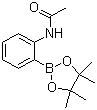 2-Acetylaminophenylboronic acid pinacol ester molecular structure (CAS 380430-61-5)