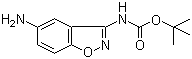 structure of CAS# 380629-73-2, (5-Aminobenzo[d]isoxazol-3-yl)carbamic acid tert-butyl ester