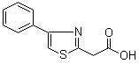 structure of CAS# 38107-10-7, 4-Phenyl-2-thiazoleacetic acid
