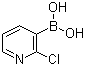 structure of CAS# 381248-04-0, 2-Chloro-3-pyridylboronic acid;2-Chloropyridine-3-boronic acid