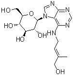 trans-Zeatin 7-glucoside molecular structure (CAS 38165-56-9)