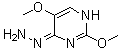 2,5-Dimethoxy-4(1H)-pyrimidinone hydrazone molecular structure (CAS 381666-22-4)