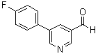 5-(4-Fluorophenyl)-3-pyridinecarboxaldehyde molecular structure (CAS 381684-96-4)