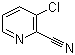 2-Cyano-3-chloropyridine molecular structure (CAS 38180-46-0)