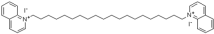 1,1'-Eicosamethylenebis[quinolinium iodide] molecular structure (CAS 3819-24-7)