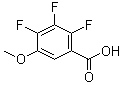2,3,4-Trifluoro-5-methoxybenzoic acid molecular structure (CAS 38233-47-5)