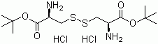 L-胱氨酸双(叔丁酯)二盐酸盐分子结构 (CAS 38261-78-8)