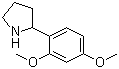 结构式 CAS# 383127-11-5, 2-(2,4-二甲氧基苯基)吡咯烷