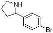 2-(4-Bromophenyl)pyrrolidine molecular structure (CAS 383127-22-8)