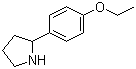 结构式 CAS# 383127-28-4, 2-(4-乙氧基苯基)吡咯烷