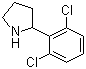 结构式 CAS# 383127-39-7, 2-(2,6-二氯苯基)吡咯烷