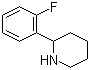 结构式 CAS# 383128-41-4, 2-(2-氟苯基)哌啶
