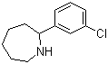 2-(3-Chlorophenyl)hexahydro-1H-azepine molecular structure (CAS 383129-21-3)