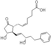17-Phenyl-18,19,20-trinorprostaglandin E2 molecular structure (CAS 38315-43-4)