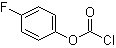 structure of CAS# 38377-38-7, 4-Fluorophenyl chloroformate;p-Fluorophenyl chloroformate