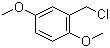 structure of CAS# 3840-27-5, 2,5-Dimethoxybenzyl chloride