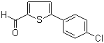 5-(4-氯苯基)噻吩-2-甲醛分子结构 (CAS 38401-71-7)