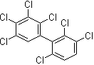 2,2',3,3',4,5,6'-Heptachloro-1,1'-biphenyl molecular structure (CAS 38411-25-5)