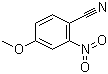结构式 CAS# 38469-83-9, 4-甲氧基-2-硝基苯甲腈