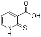 结构式 CAS# 38521-46-9, 2-巯基烟酸