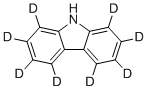 Carbazole D8 molecular structure (CAS 38537-24-5)
