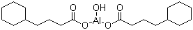 Bis(4-cyclohexylbutyrato)hydroxyaluminum molecular structure (CAS 38598-34-4)