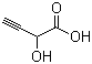 2-羟基-3-丁炔酸分子结构 (CAS 38628-65-8)