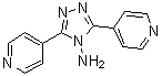 4-氨基-3,5-二(4-吡啶基)-1,2,4-三唑分子结构 (CAS 38634-05-8)