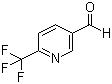structure of CAS# 386704-12-7, 6-(Trifluoromethyl)pyridine-3-carboxaldehyde;6-(Trifluoromethyl)nicotinaldehyde; 2-(Trifluoromethyl)pyridine-5-carboxaldehyde