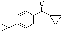 对叔丁基苯基环丙基甲酮分子结构 (CAS 38675-79-5)