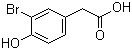 structure of CAS# 38692-80-7, 3-Bromo-4-hydroxyphenylacetic acid;3-Bromo-4-hydroxybenzeneacetic acid