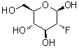 2-Deoxy-2-fluoro-beta-D-glucopyranose molecular structure (CAS 38711-37-4)