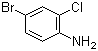 结构式 CAS# 38762-41-3, 4-溴-2-氯苯胺