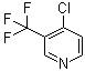 结构式 CAS# 387824-63-7, 4-氯-3-三氟甲基吡啶
