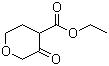 Tetrahydro-3-oxo-2H-pyran-4-carboxylic acid ethyl ester molecular structure (CAS 388109-26-0)