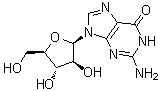 9-beta-D-Arabinofuranosylguanine molecular structure (CAS 38819-10-2)