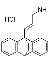 3-(9,10-乙桥蒽-9(10H)-基)-N-甲基-2-丙烯-1-胺盐酸盐分子结构 (CAS 38849-14-8)