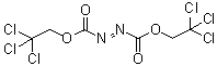 结构式 CAS# 38857-88-4, 二(2,2,2-三氯乙基)偶氮二羧酸酯