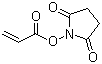 structure of CAS# 38862-24-7, Acrylic acid N-hydroxysuccinimide ester