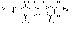 Omadacycline molecular structure (CAS 389139-89-3)