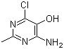 4-Amino-6-chloro-2-methyl-5-pyrimidinol molecular structure (CAS 38953-43-4)