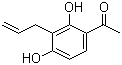 1-(3-Allyl-2,4-dihydroxyphenyl)ethanone molecular structure (CAS 38987-00-7)