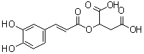 2-[[3-(3,4-二羟基苯基)-1-氧代-2-丙烯-1-基]氧基]丁二酸分子结构 (CAS 39015-77-5)