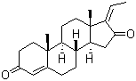 (17E)-Pregna-4,17(20)-diene-3,16-dione molecular structure (CAS 39025-24-6)