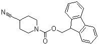 4-Cyano-1-piperidinecarboxylic acid 9H-fluoren-9-ylmethyl ester molecular structure (CAS 391248-16-1)